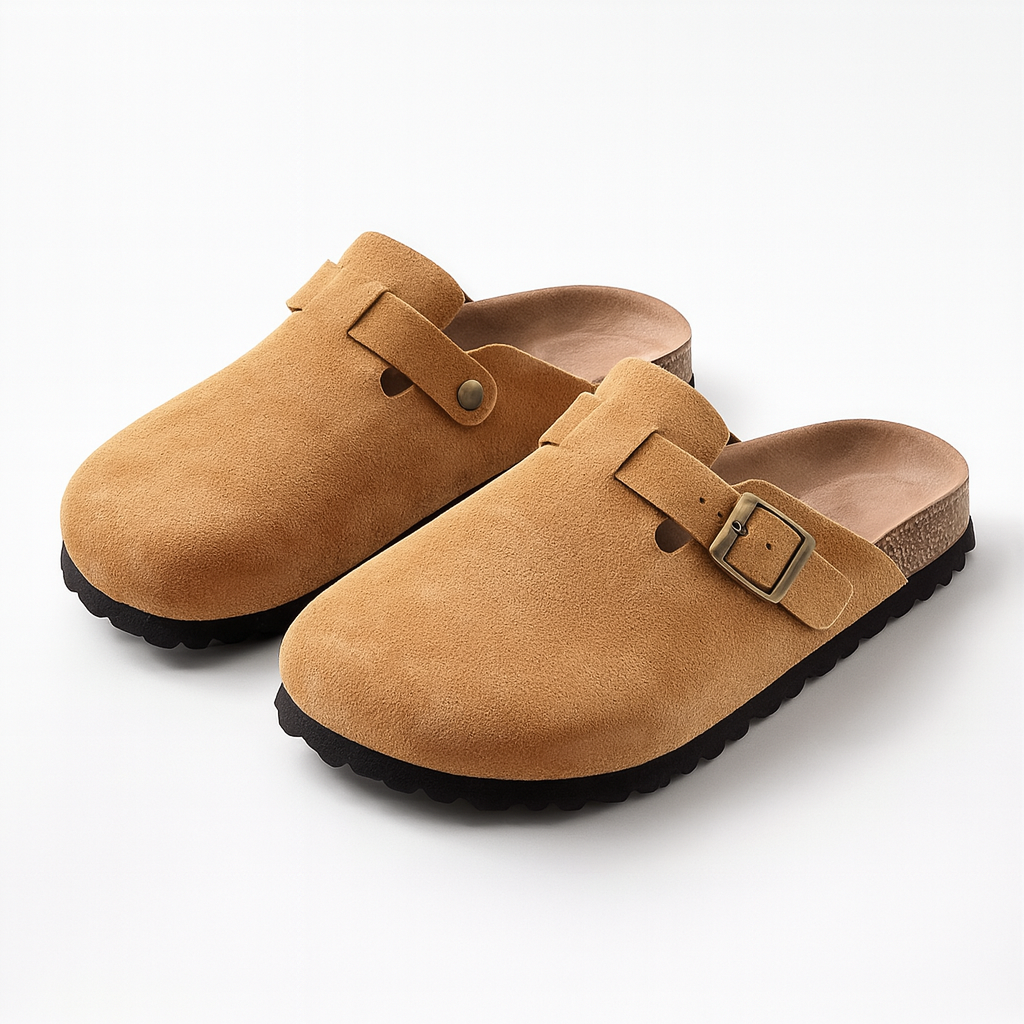 Suede Slip-On Clog