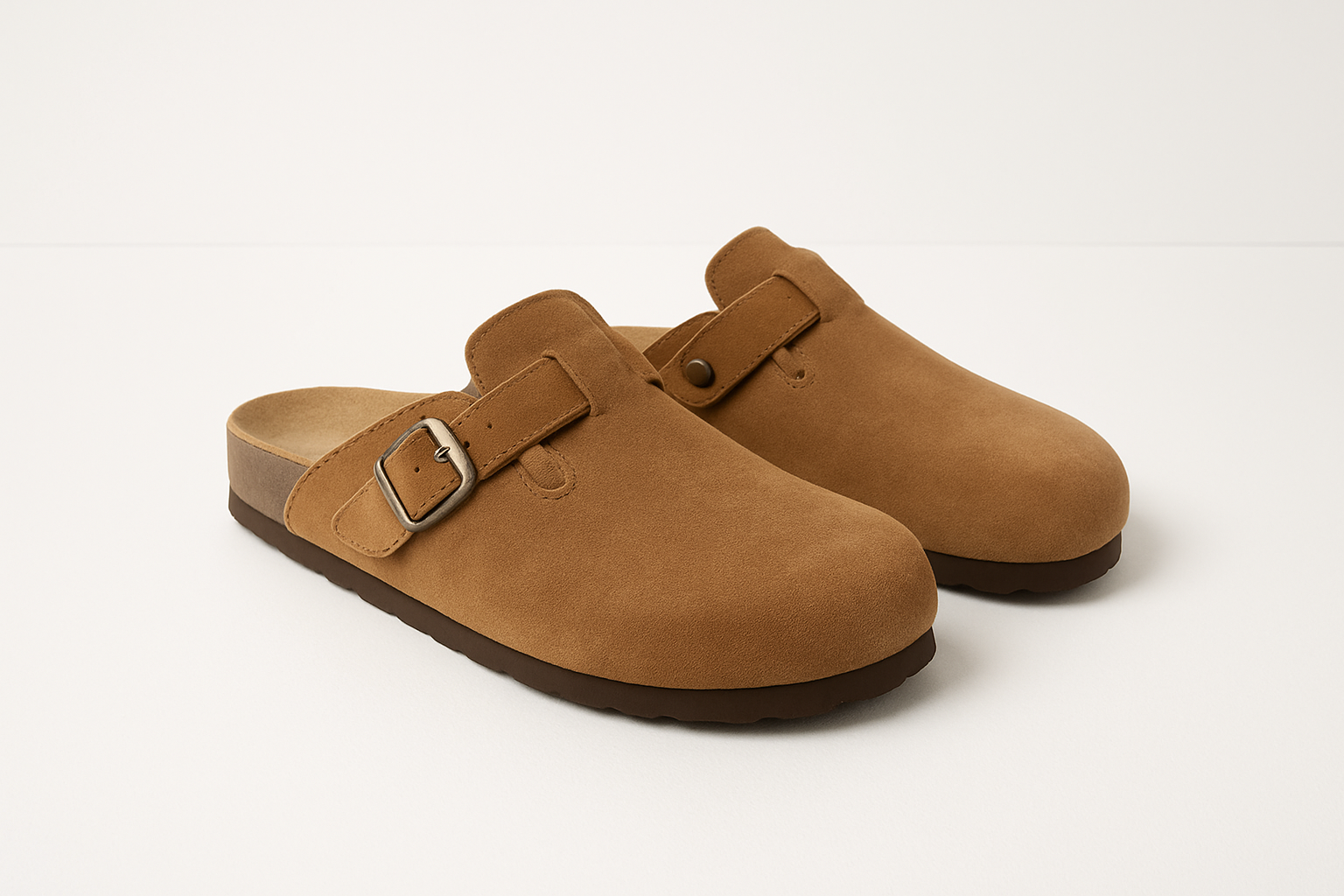 Suede Slip-On Clog