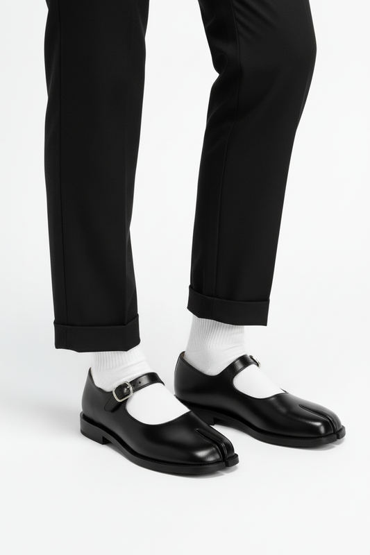 Split-toe tabi shoes studio lifestyle