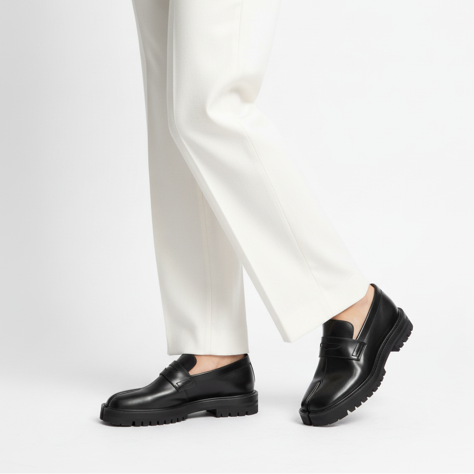 Tabi Loafers - White Pants