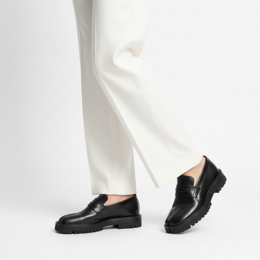 Tabi Loafers - White Pants